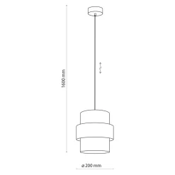 TK Tomasz Krywult Lampa wisząca CALISTO 4377