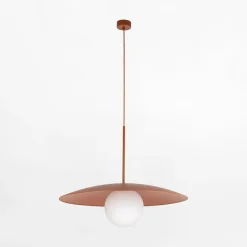 Lampy Wiszące|TK Tomasz Krywult Lampa wisząca ceglana czerwień SLATE BRICK GLASS