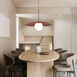 Lampy Wiszące|TK Tomasz Krywult Lampa wisząca ceglana czerwień SLATE BRICK GLASS