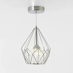 Lampy Wiszące|Zumaline Lampa wisząca chrom AMY