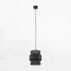 TK Tomasz Krywult Lampa wisząca czarna CALISTO fi 20 cm