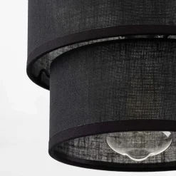 TK Tomasz Krywult Lampa wisząca czarna CALISTO fi 20 cm