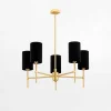 inny Lampa wisząca czarno-złota ABRUZZO