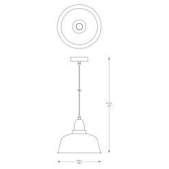 Zumaline Lampa wisząca czarno-złota MENSA