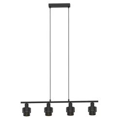 Lampy Wiszące| Lampa wisząca czarny mat SALERNO