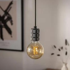 Lampy Wiszące|inny Lampa wisząca czarny połysk SZ61099 200 cm