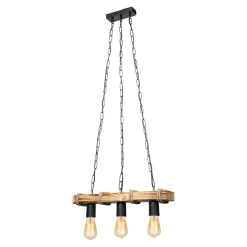 Lampa wisząca drewniana LAGUN III