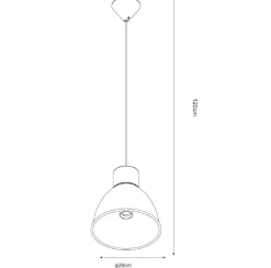 Zumaline Lampa wisząca ELSTRA P16151-WH