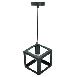 Lampa wisząca geometryczna czarna SWEDEN