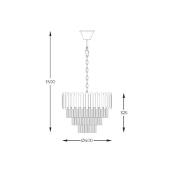 Lampy Wiszące|Zumaline Lampa wisząca glamour złota PRIMA