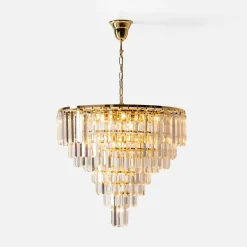 Zumaline Lampa wisząca glamour złota VERSAILLES