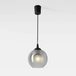 Lampy Wiszące|TK Tomasz Krywult Lampa wisząca grafitowa MIX fi 18 cm
