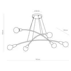Lampy Wiszące|TK Tomasz Krywult Lampa wisząca HELIX 2726