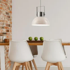 Wszystkie Lampy Sufitowe|inny Lampa wisząca industrialna biała KIRA