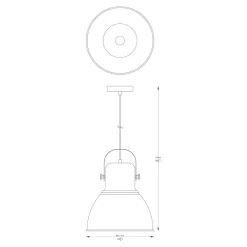 Lampy Wiszące|Zumaline Lampa wisząca industrialna czarna KAIROS
