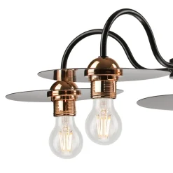 inny Lampa wisząca industrialna czarna ALICE 5