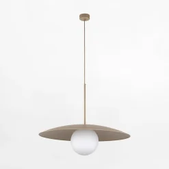 TK Tomasz Krywult Lampa wisząca jasnobrązowa SLATE SABIA GLASS