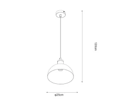 Zumaline Lampa wisząca JOSE P15079-D22