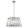 Zumaline Lampa wisząca kryształ srebrna MIRABELL