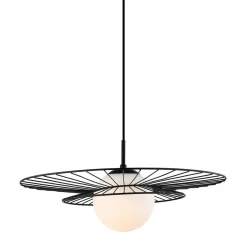 inny Lampa wisząca kula czarna ALISON