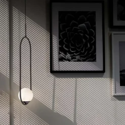 inny Lampa wisząca kula czarna PARVA