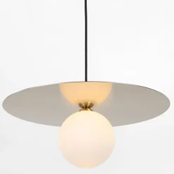 inny Lampa wisząca kula złota SPOLETTO