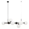 Lampy Wiszące|domiluce Lampa wisząca kule czarna MEFISTO 8