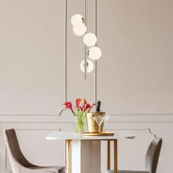 Lampy Wiszące|Zumaline Lampa wisząca kule złota ARCTURUS 5