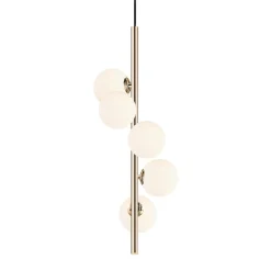 Lampy Wiszące|Zumaline Lampa wisząca kule złota ARCTURUS 5