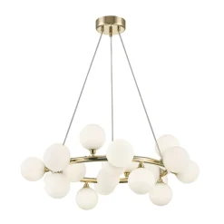 Zumaline Lampa wisząca kule złota BOBO