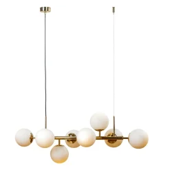 domiluce Lampa wisząca kule złota MEFISTO 8