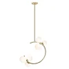 Zumaline Lampa wisząca kule złota MOLECULE