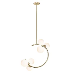 Zumaline Lampa wisząca kule złota MOLECULE