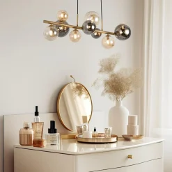 Zumaline Lampa wisząca kule złota VILLA