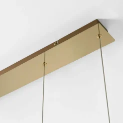 Lampy Wiszące|Zumaline Lampa wisząca LED 2 pierścienie złota CHOLET