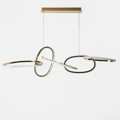 Lampy Wiszące|Zumaline Lampa wisząca LED CHOLET złota