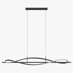 Zumaline Lampa wisząca LED czarna DOMENICO