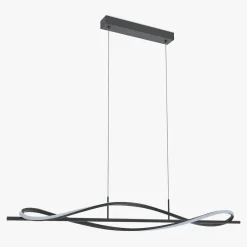 Zumaline Lampa wisząca LED czarna DOMENICO