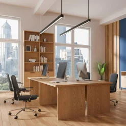 TK Tomasz Krywult Lampa wisząca LED czarna LUXE