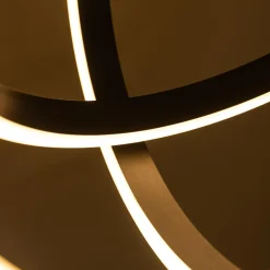 Lampy Wiszące|Zumaline Lampa wisząca LED czarna TESS