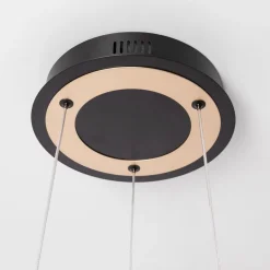 Lampy Wiszące|Zumaline Lampa wisząca LED INDIGO czarno-złota