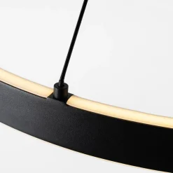 Zumaline Lampa wisząca LED LINOS czarno-złota