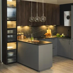 Zumaline Lampa wisząca LED listwa 3 kule chrom ENCELADUS