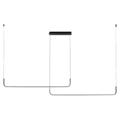 Lampy Wiszące|Zumaline Lampa wisząca LED RIKE czarna