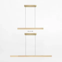 Lampy Wiszące|Paul Neuhaus Lampa wisząca LED rozsuwana szczotkowana stal PURE MOTO RISE