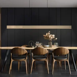 Lampy Wiszące|Paul Neuhaus Lampa wisząca LED rozsuwana szczotkowana stal PURE MOTO RISE