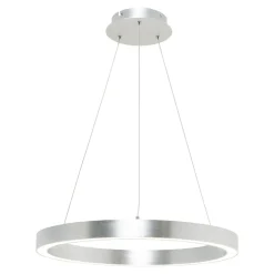 Lampy Wiszące|Zumaline Lampa wisząca LED srebrna CARLO 50 cm