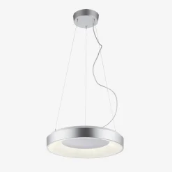 Paul Neuhaus Lampa wisząca LED z pilotem srebrna KETO ANIKA