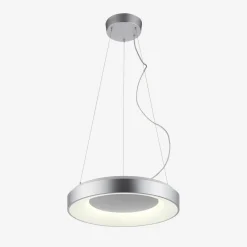 Paul Neuhaus Lampa wisząca LED z pilotem srebrna KETO ANIKA