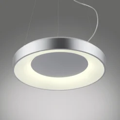 Paul Neuhaus Lampa wisząca LED z pilotem srebrna KETO ANIKA